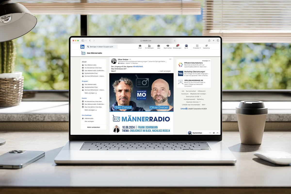 Männerradio - Linkedin Audio Event