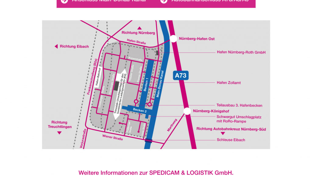 spedicam lageplan