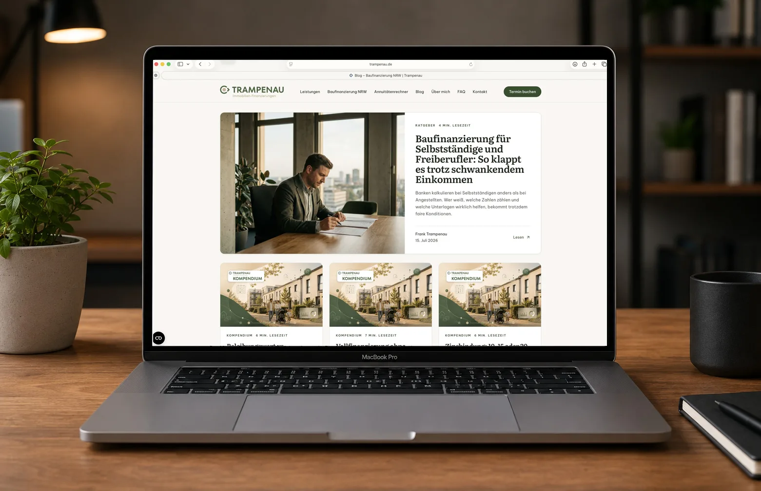 Trampenau — Blog & Kompendium mit AI-generierten Artikeln